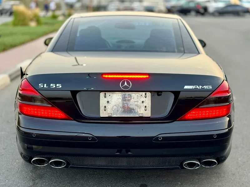 2003 Mercedes-Benz SL-Class SL 55 AMG Kompressor 8 Cylinder Black Convertible