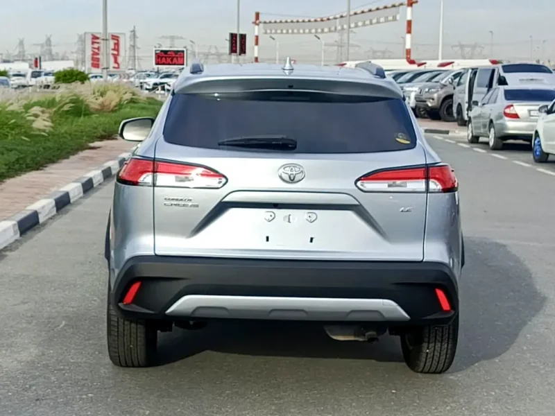 2022 Toyota Corolla Cross LE 4 Cylinders Petrol Engine Silver Black SUV Excellent Condition