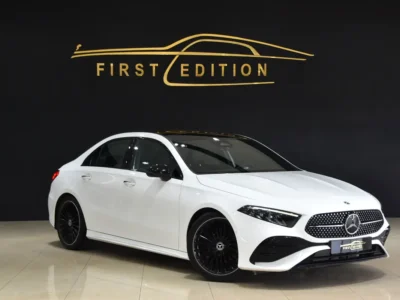 2023 Mercedes-Benz A-Class A 200 AMG 4 Cylinders Petrol Engine White Black Sedan GCC