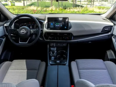 2023 Nissan X-Trail S 4 Cylinders Petrol Engine Silver Beige SUV GCC Specs