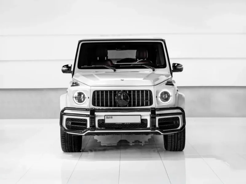 2023 Mercedes-Benz G-Class G 63 AMG 4.0L V8 Bi-Turbo Petrol Engine White Red SUV