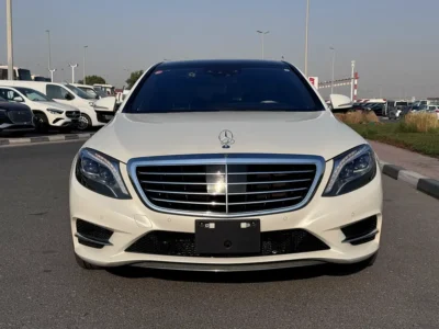 2015 Mercedes-Benz S-Class S 550 8 Cylinders Petrol Engine White Black Sedan