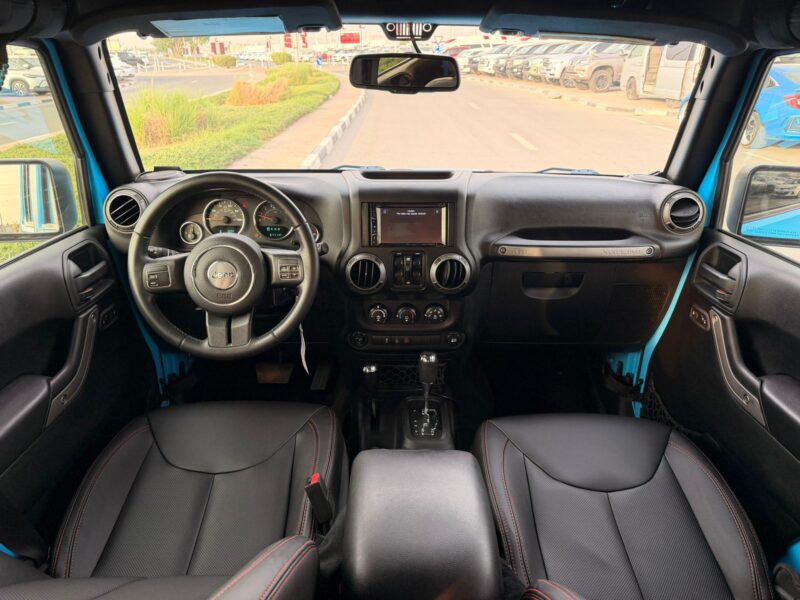 2017 JEEP WRANGLER SPORT V6 Petrol Engine 3.6 Litres Blue Black SUV 4WD