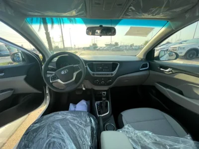 2023 Hyundai Accent GL 4 Cylinders Petrol Engine White Grey Sedan GCC Specs