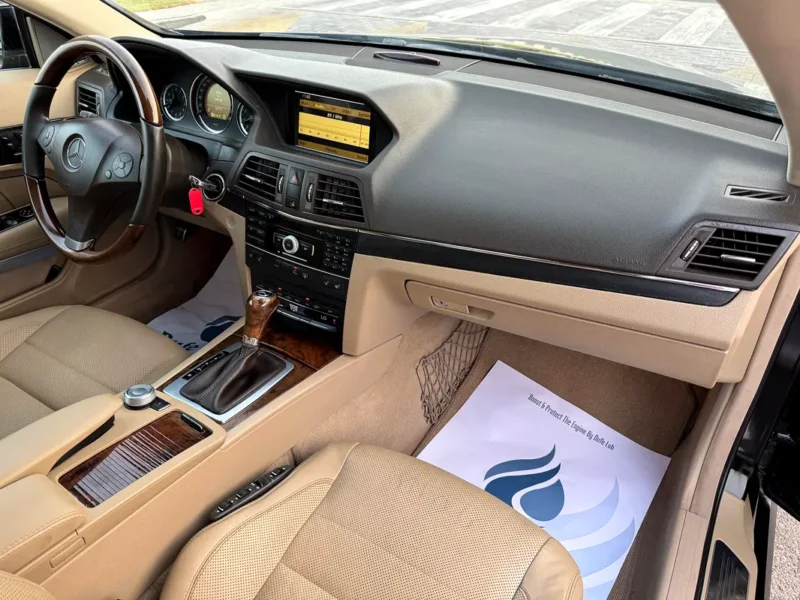 2011 Mercedes-Benz E-Class E550 V8 Petrol Engine Black Beige Coupe AUCTION GRADE 4/B