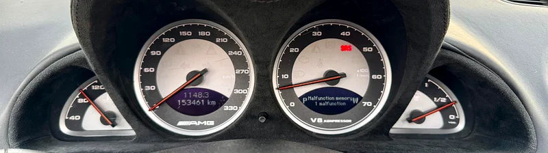 2003 Mercedes-Benz SL-Class SL 55 AMG Kompressor 8 Cylinder Black Convertible