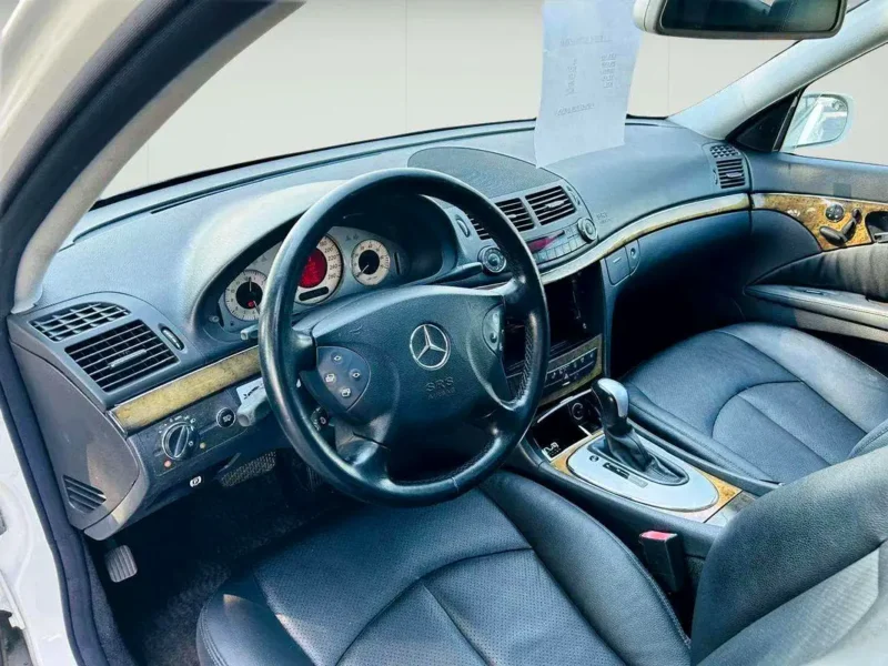 2004 Mercedes-Benz E-Class E 320 6 Cylinders Petrol Engine White Black Sedan
