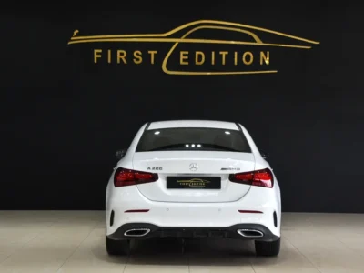 2023 Mercedes-Benz A-Class A 200 AMG 4 Cylinders Petrol Engine White Black Sedan GCC