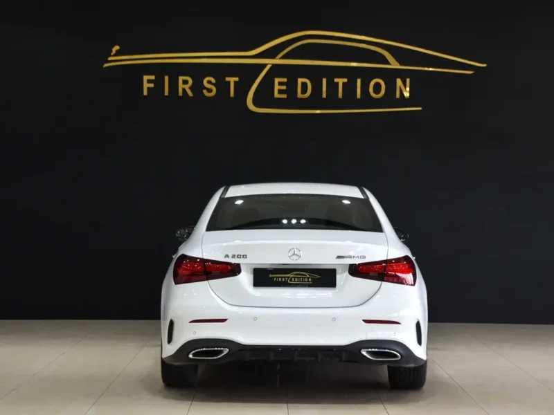 2023 Mercedes-Benz A-Class A 200 AMG 4 Cylinders Petrol Engine White Black Sedan GCC