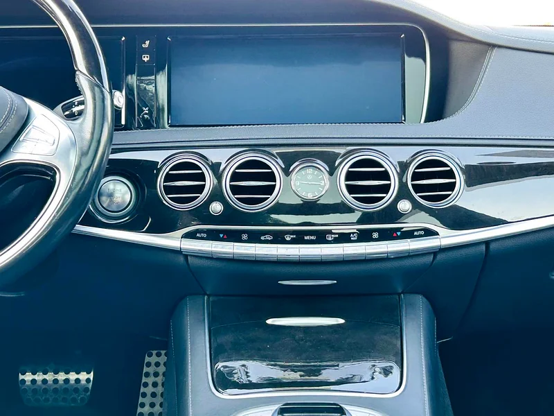 2015 Mercedes-Benz S-Class S 550 8 Cylinders Petrol Engine White Black Sedan