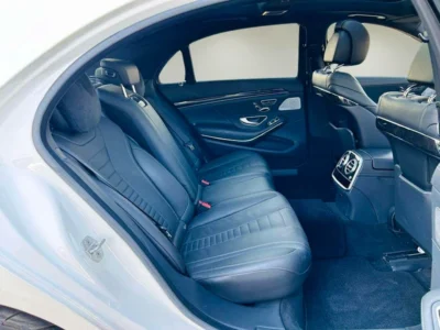 2015 Mercedes-Benz S-Class S 550 8 Cylinders Petrol Engine White Black Sedan