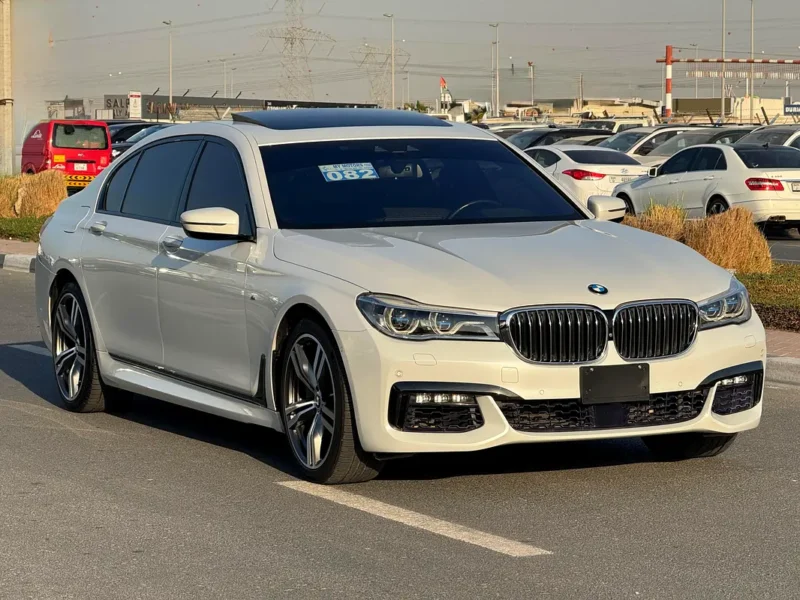 2017 BMW 7-Series 750Li 8 Cylinders Petrol Engine White Black Sedan CONDITION