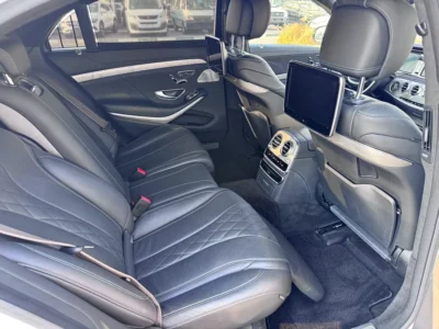 2015 Mercedes-Benz S-Class S 550 8 Cylinders Petrol Engine White Black Sedan