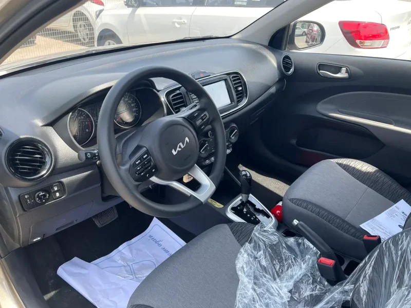 2022 Kia Pegas XL 4 Cylinders Petrol Engine Gold Grey Sedan GCC Specs Automatic