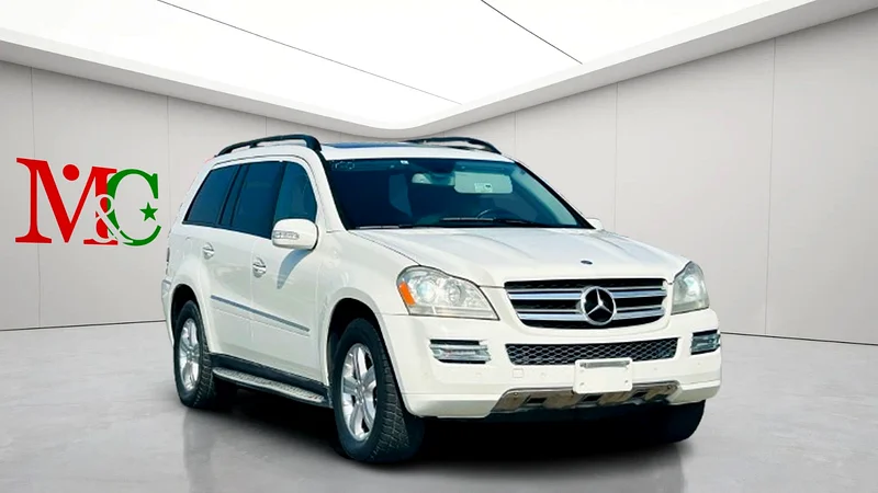 2008 Mercedes-Benz GL-Class GL 450 4matic 8 Cylinders Petrol Engine White Black SUV
