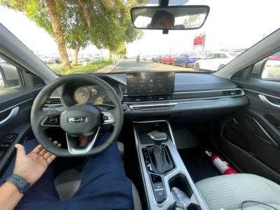 2024 Geely Emgrand GT 4 Cylinders Petrol Engine White Beige Sedan GCC Specs