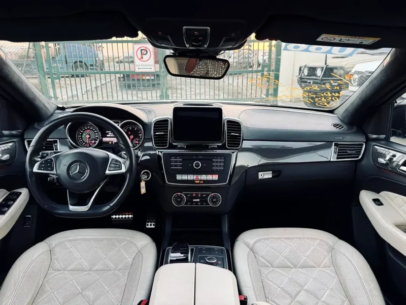 2017 Mercedes-Benz GLE-Class GLE 43 AMG 6 Cylinders Petrol Engine White Beige Coupe