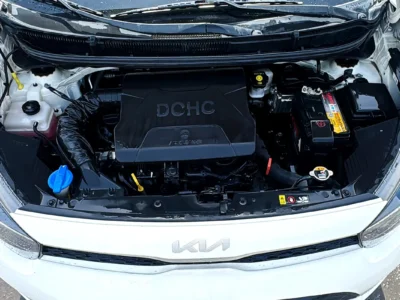 2023 Kia Picanto LX 4 Cylinders Petrol Engine White Black Hatchback GCC Specs