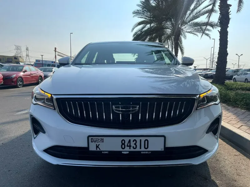2024 Geely Emgrand GT 4 Cylinders Petrol Engine White Beige Sedan GCC Specs
