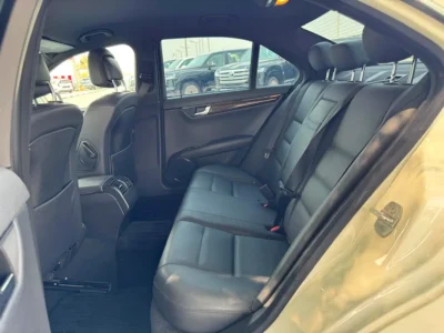 2008 Mercedes-Benz C-Class C250 6 Cylinders Engine White Black Sedan Neat & Clean Car