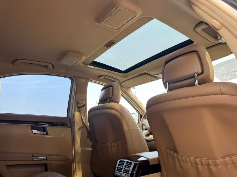 2008 Mercedes-Benz S-Class S 350 6 Cylinders Petrol Engine White Beige Sedan Clean Car