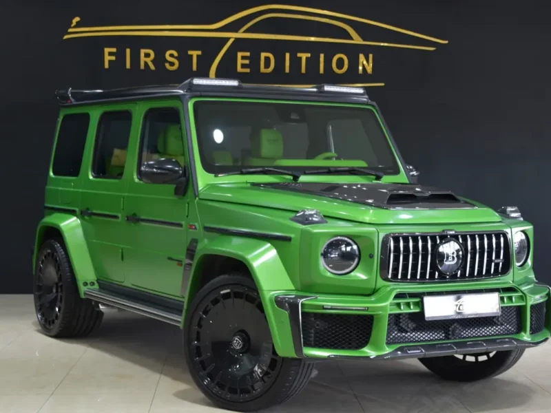 2023 Mercedes-Benz G-Class G 63 AMG 4.0L V8 Bi-Turbo Petrol Engine Green SUV