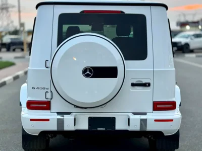 2024 Mercedes-Benz G-Class G 400 d 6 Cylinders Diesel Engine White Black SUV