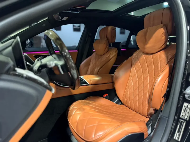2022 Mercedes-Benz S-Class S 500 4Matic 6 Cylinders Petrol Engine Black Tan Sedan