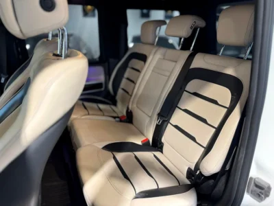 2021 Mercedes-Benz G-Class G 63 AMG 4.0 Litres V8 Biturbo Engine White Beige SUV