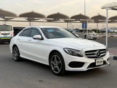 2015 Mercedes-Benz C200 4 Cylinders Petrol Engine White Black Sedan Mint Condition