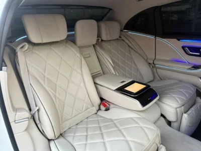 2022 Mercedes-Maybach S 580 4MATIC 4.0L V8 Biturbo with EQ Boost White Sedan