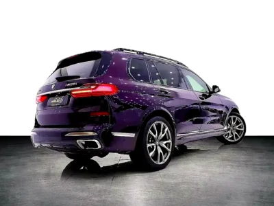 2020 BMW X7 XDrive50i M Sport 8 Cylinders Petrol Engine Purple White SUV Automatic