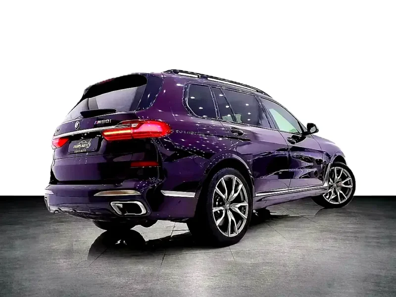 2020 BMW X7 XDrive50i M Sport 8 Cylinders Petrol Engine Purple White SUV Automatic