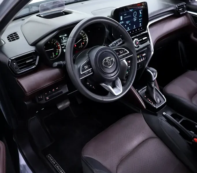 2024 Toyota Urban Cruiser GLX 4 Cylinders Petrol Engine Light Grey Brown SUV GCC Specs