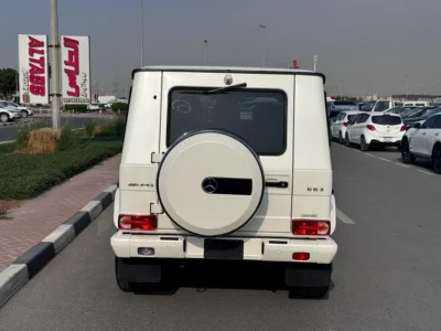 2017 Mercedes-Benz G-Class G 63 AMG 4.0L V8 Biturbo Petrol Engine White Red SUV
