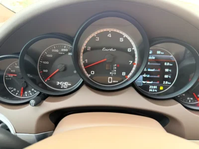 2014 Porsche Cayenne Turbo 4.8L 8 Cylinders Engine Brown Metallic SUV 4.5 GRADE