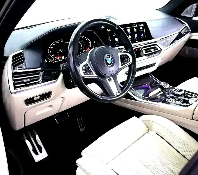 2020 BMW X7 XDrive50i M Sport 8 Cylinders Petrol Engine Purple White SUV Automatic