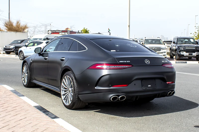 2021 Mercedes-Benz AMG GT 43 6 Cylinders Petrol Engine Grey Black Sedan Clean Car