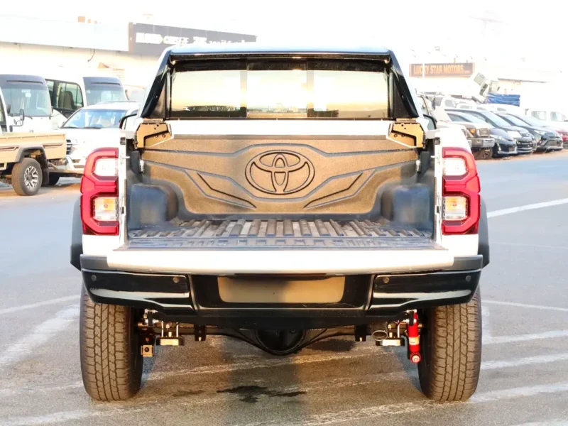 2025 Toyota Hilux GR Sport 6 Cylinders Engine White Black Pickup Truck GCC Specs