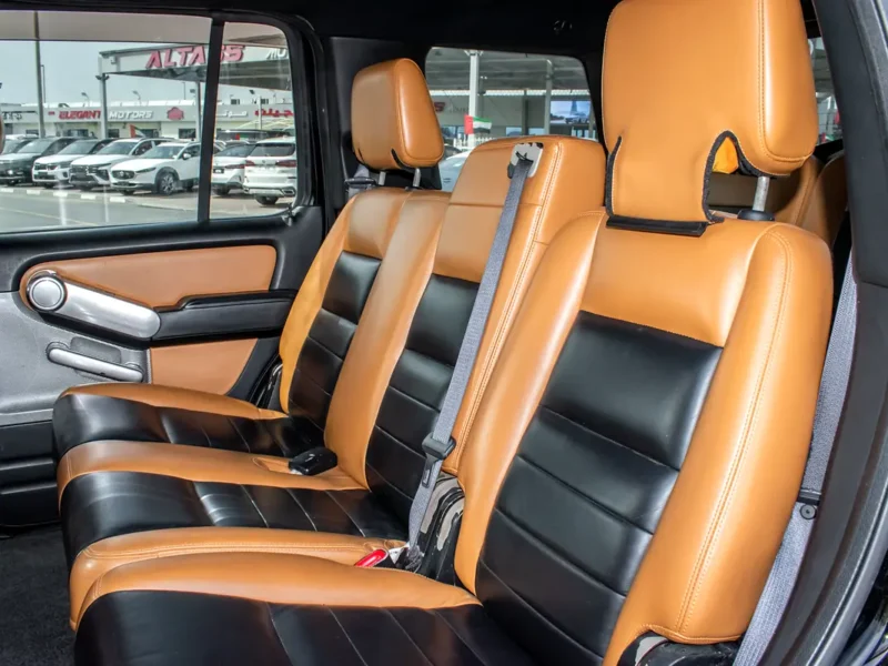 2007 Ford Explorer Base 6 Cylinders Petrol Engine Black Tan SUV Very Clean Car