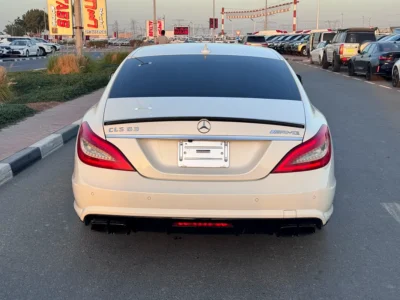 2011 Mercedes-Benz CLS-Class CLS 63 AMG 8 Cylinders Petrol Engine White Beige Sedan