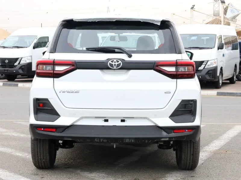 2025 Toyota Raize G 1.0 Litres 4 Cylinders Petrol Engine White Black SUV GCC Specs