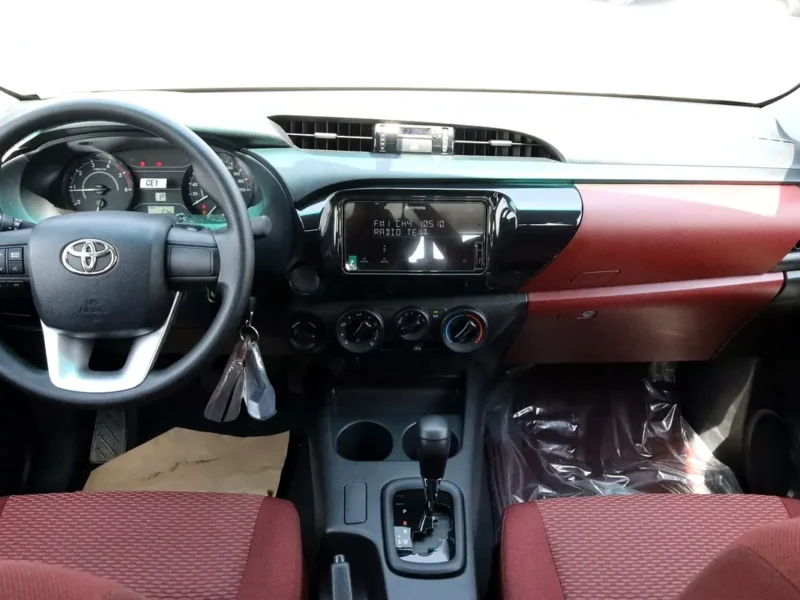 2026 Toyota Hilux Double Cab DLX 2.4 Litres 4 Cylinders Diesel Engine White Red Pickup