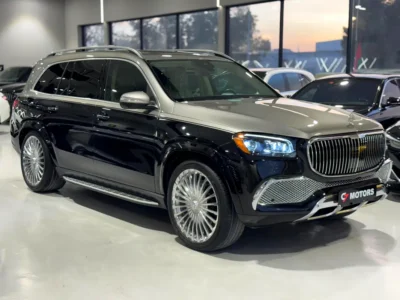 2021 Mercedes-Benz GLS-Class GLS 450 4MATIC 6 Cylinders Engine Black White SUV