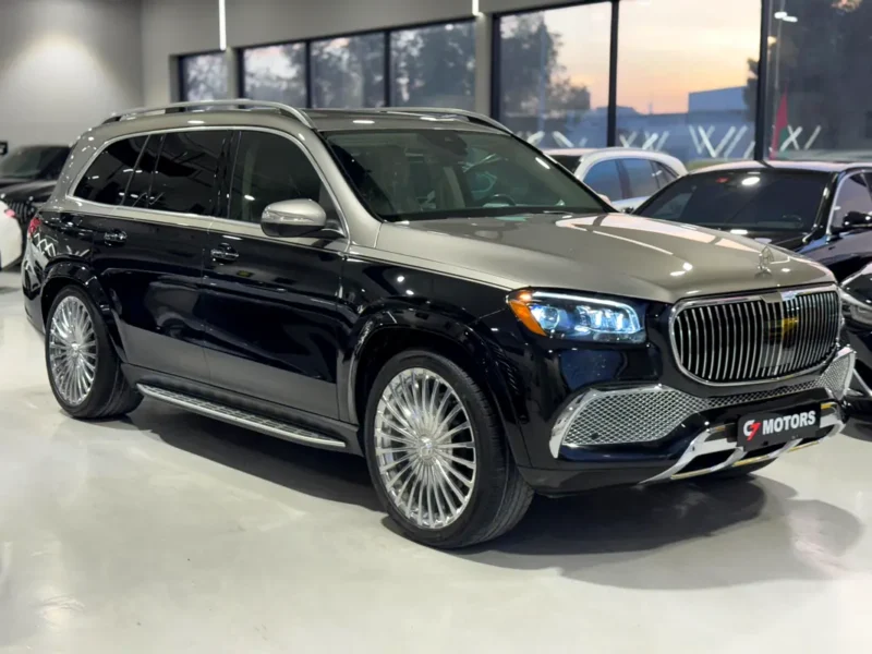 2021 Mercedes-Benz GLS-Class GLS 450 4MATIC 6 Cylinders Engine Black White SUV
