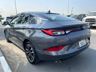 2023 JAC J7 Turbo 4 Cylinders Petrol Engine Grey Beige Sedan GCC Specs