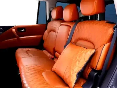 2020 Nissan Patrol LE Platinum 8 Cylinders Petrol Engine Blue Tan SUV GCC Specs FULLY LOADED