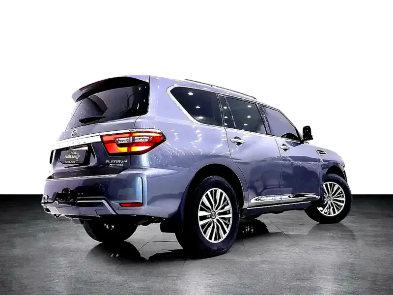 2020 Nissan Patrol LE Platinum 8 Cylinders Petrol Engine Blue Tan SUV GCC Specs FULLY LOADED