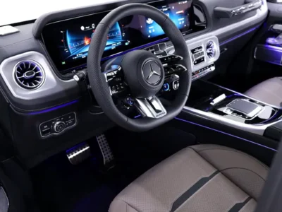 2026 Mercedes-Benz G-Class G 63 AMG 4.0L V8 Biturbo Engine White Brown SUV FULLY LOADED