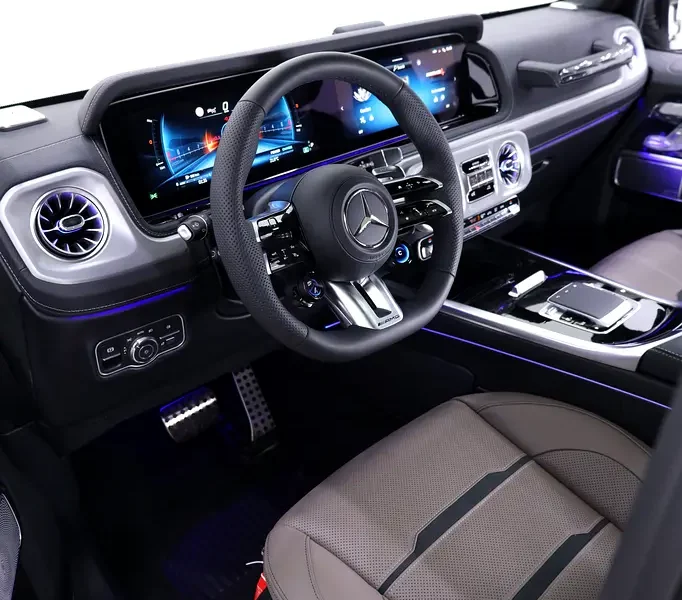 2026 Mercedes-Benz G-Class G 63 AMG 4.0L V8 Biturbo Engine White Brown SUV FULLY LOADED